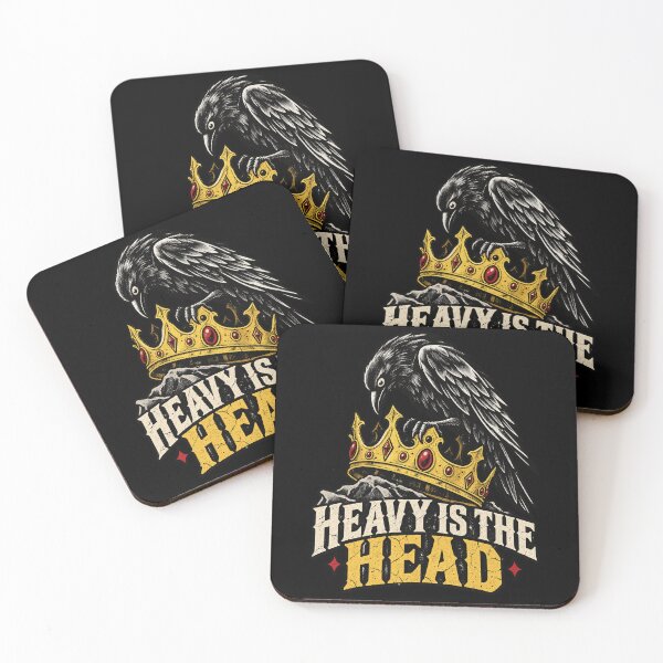 Item preview, Heavy Is The Head Crow With Crown Gothic Dark Fantasy Design designed and sold by JimJefferiesSh.
