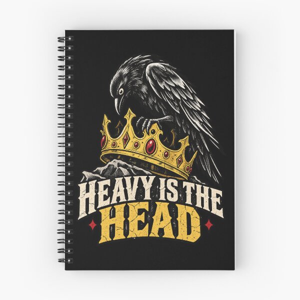 Item preview, Heavy Is The Head Crow With Crown Gothic Dark Fantasy Design designed and sold by JimJefferiesSh.