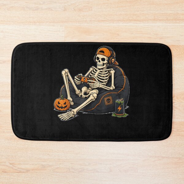 Item preview, Funny Halloween Skeleton Gamer Video Gaming Mens Boys Kids designed and sold by RannaHile.