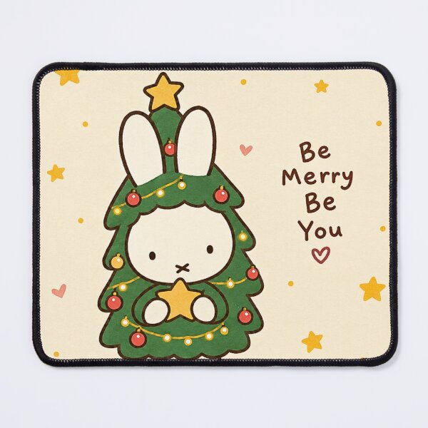 Item preview, Cute Christmas Tree Bunny Be Merry designed and sold by Cozy Moss Studio.