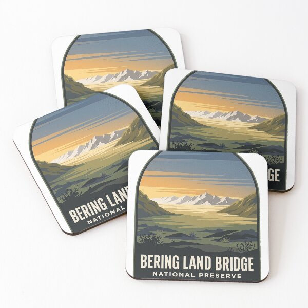 Item preview, Bering Land Bridge National Preserve Alaska Tundra Vinyl Sticker designed and sold by DetourDgn.