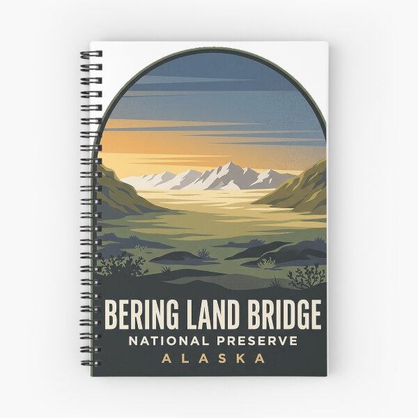 Item preview, Bering Land Bridge National Preserve Alaska Tundra Vinyl Sticker designed and sold by DetourDgn.