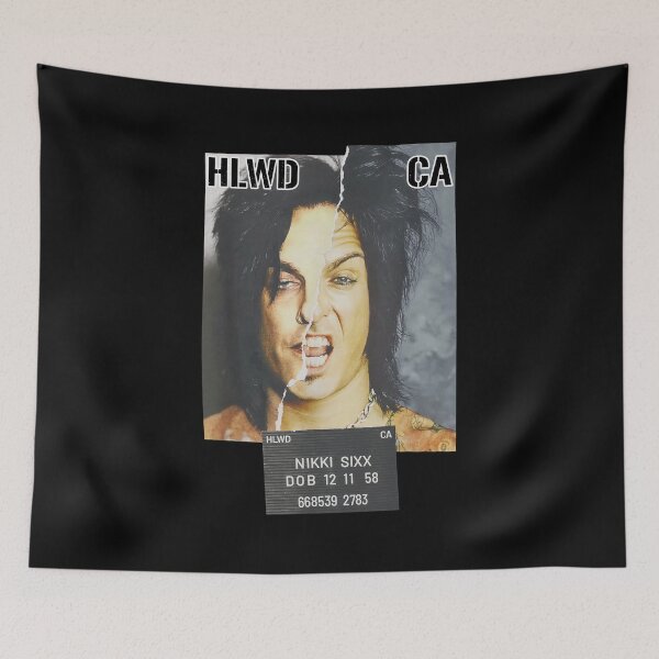 Item preview, Nikki Sixx Split Mugshot  designed and sold by MATTHCORIN.