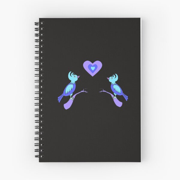 Item preview, Bluebirds in love designed and sold by ArthureCendre.