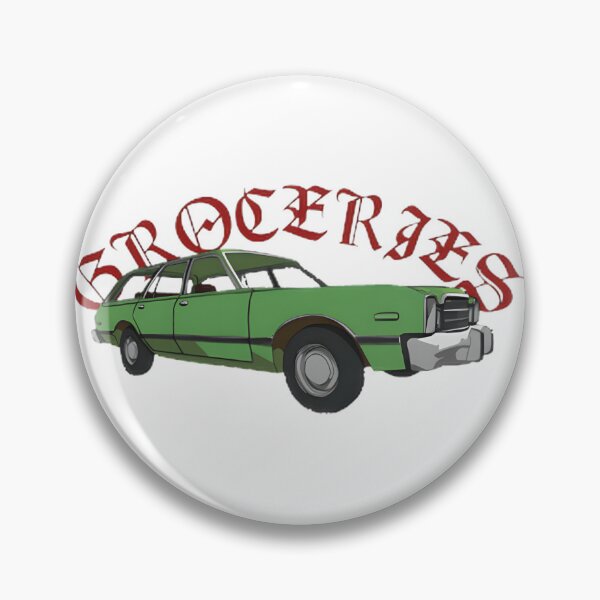 Item preview, Groceries Gangster Station Wagon Vintage Car Illustration designed and sold by Jenil225.