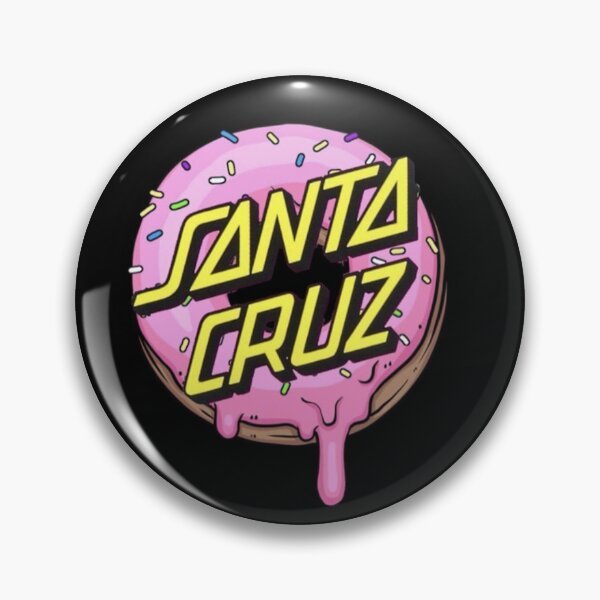 Item preview, Santa Cruz Pink Frosting Donut Logo Parody designed and sold by Epicfunchart.