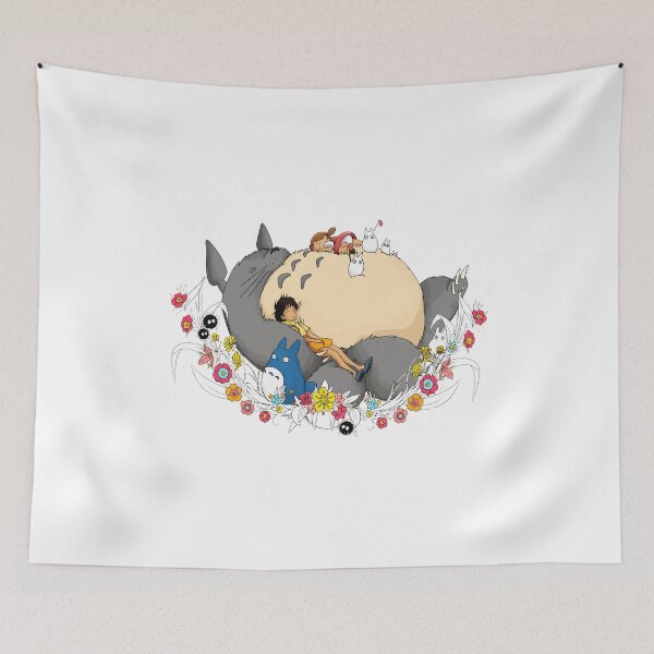 Item preview, Cute Totoro Inspired Forest Friends Tee designed and sold by IsazaSeema.