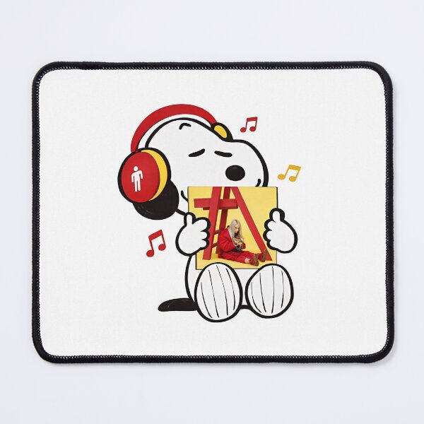 Item preview, Snoopy Listening To Billie Eilish Hit Me Hard And Soft Album designed and sold by Worldofrat.