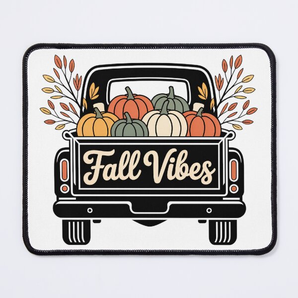 Item preview, Fall Vibes Pumpkin Truck Autumn Harvest Design designed and sold by Working Pajama.