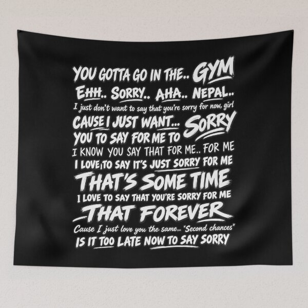 Item preview, Sorry Song Meme designed and sold by MOFAPPAREL.