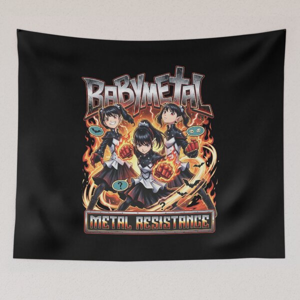 Item preview, Anime Fire Trio Metal Resistance Artwork designed and sold by MATTHCORIN.