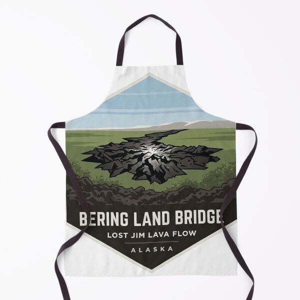 Item preview, Lost Jim Lava Flow Bering Land Bridge Alaska Sticker designed and sold by DetourDgn.