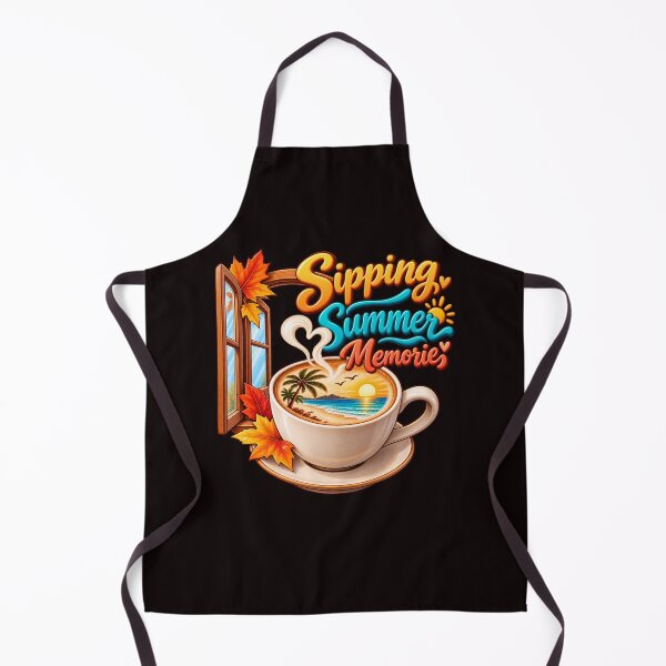 Item preview, Autumn Coffee Dreaming of Summer – Cozy Seasonal Memories designed and sold by Tadeusz1.