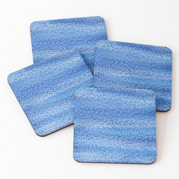 Item preview, Blue Mosaic Wave Texture Pattern designed and sold by ZorianArt.