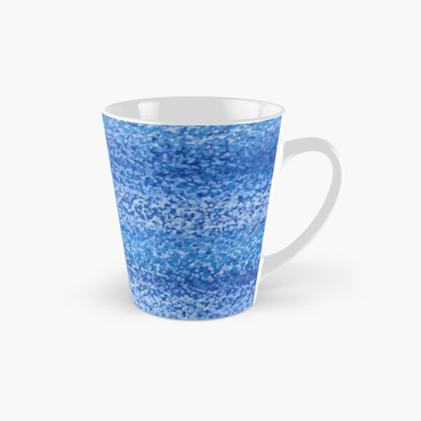 Item preview, Blue Mosaic Wave Texture Pattern designed and sold by ZorianArt.
