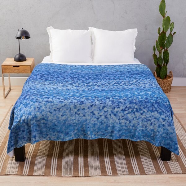 Item preview, Blue Mosaic Wave Texture Pattern designed and sold by ZorianArt.