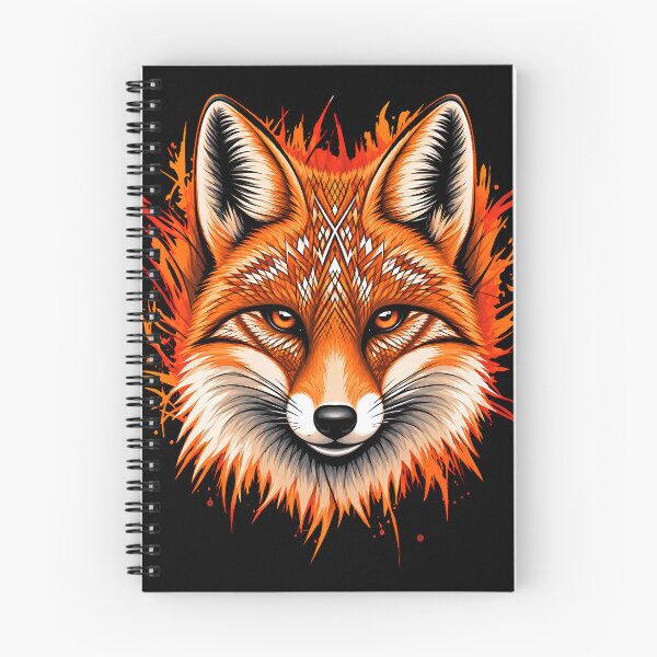 Item preview, Vibrant Geometric Fox – Colorful Cartoon Dog Animal Art designed and sold by Genius Geek.