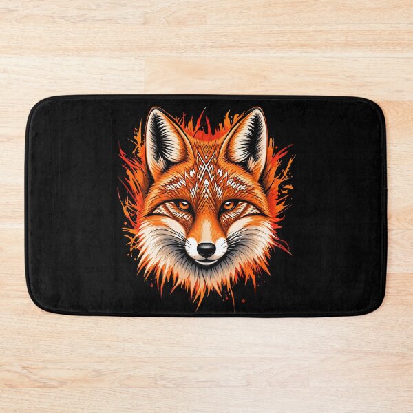 Item preview, Vibrant Geometric Fox – Colorful Cartoon Dog Animal Art designed and sold by Genius Geek.