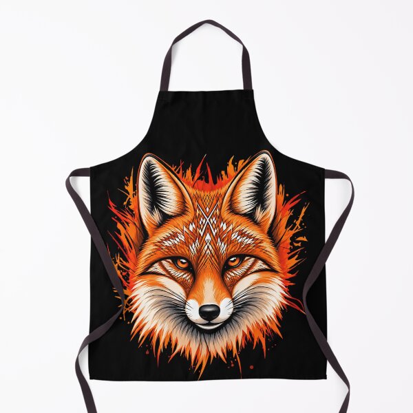 Item preview, Vibrant Geometric Fox – Colorful Cartoon Dog Animal Art designed and sold by Genius Geek.