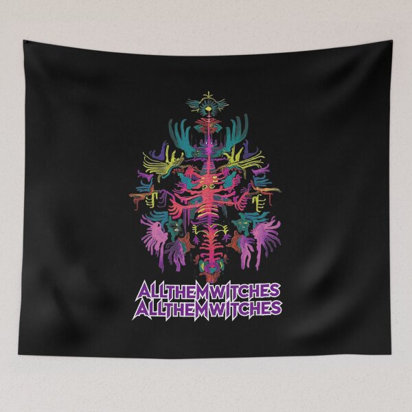Item preview, Psychedelic Totem Skeleton All Them Witches designed and sold by Jasonrompfgh.