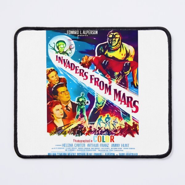 Item preview, Retro Sci-Fi Invaders from Mars Alien Invasion Design designed and sold by Jenil225.