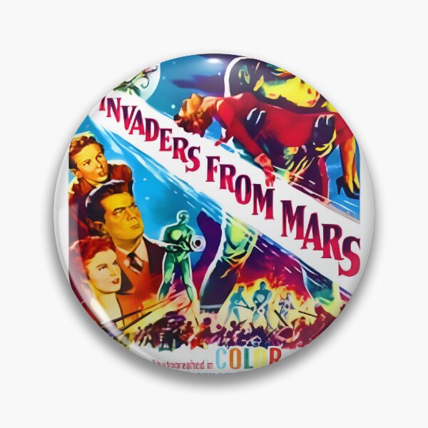 Item preview, Retro Sci-Fi Invaders from Mars Alien Invasion Design designed and sold by Jenil225.