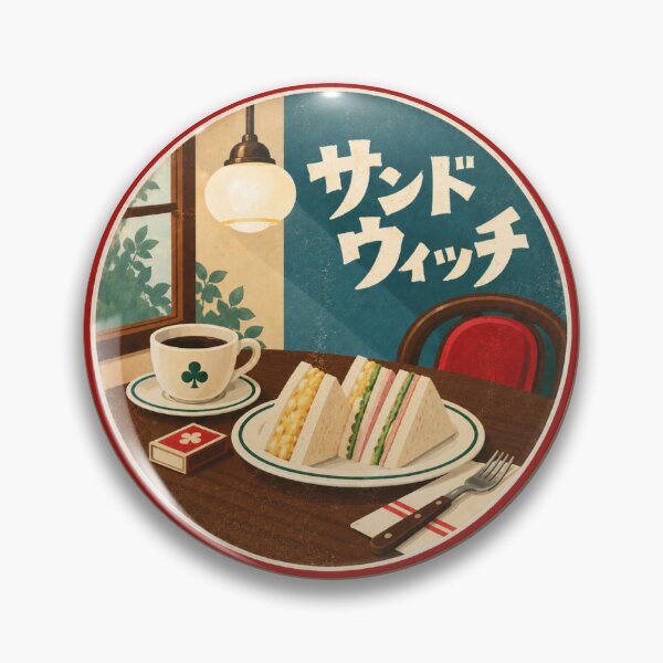Item preview, Retro Kissaten Sandwich – Japanese Vintage Café designed and sold by mellow-koko.