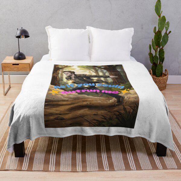 Item preview, Fantasy Character Running Forest Quote designed and sold by LochlanKind.