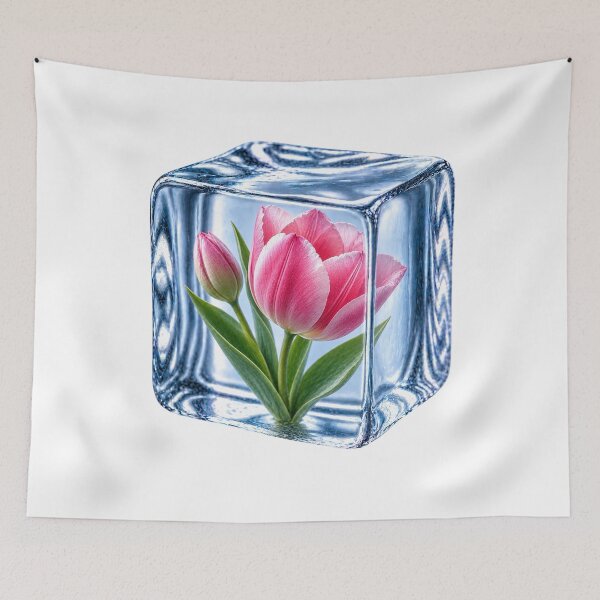 Item preview, Pink Tulip Frozen in Ice Cube designed and sold by MichalHau.