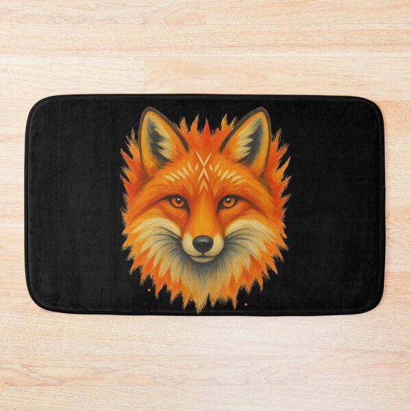 Item preview, Vibrant Geometric Fox – Colorful Cartoon Dog Animal Art designed and sold by Genius Geek.