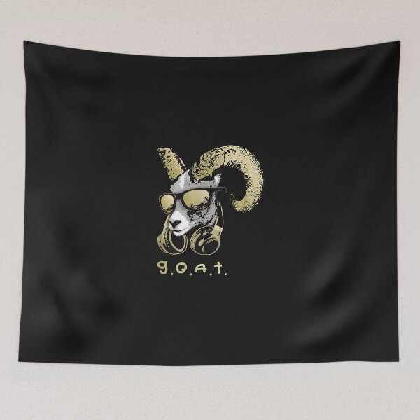 Item preview, Cool Ram Sunglasses Headphones GOAT Graphic designed and sold by YarningsandYear.