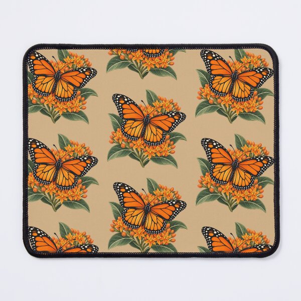 Item preview, Orange Butterfly with Milkweed Flowers designed and sold by Triple-NTH.