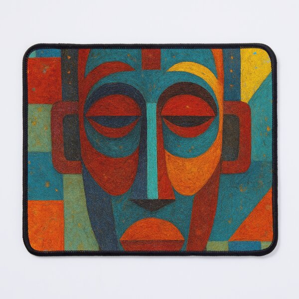 Item preview, African Mask Painting – Tribal African Art designed and sold by GalleryKauffeld.