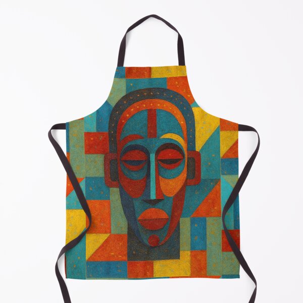 Item preview, African Mask Painting – Tribal African Art designed and sold by GalleryKauffeld.