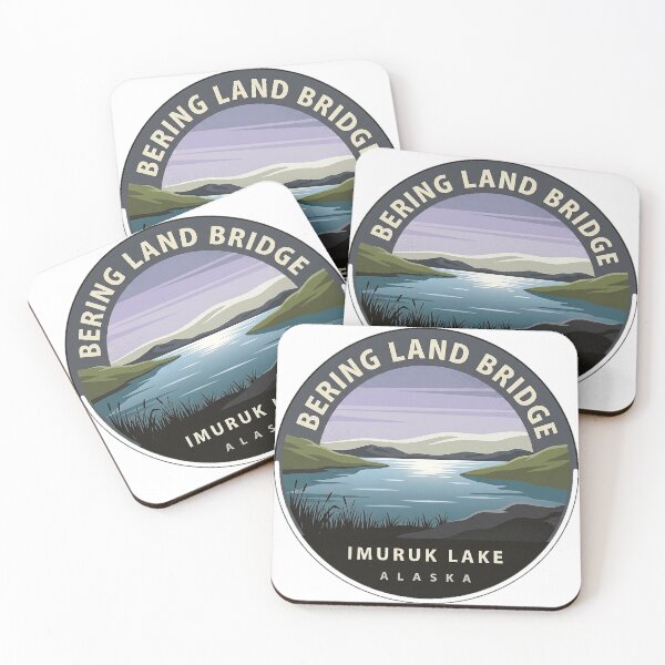 Item preview, Imuruk Lake Bering Land Bridge Alaska Sticker designed and sold by DetourDgn.