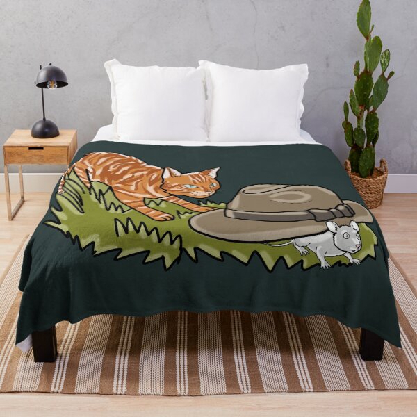 Item preview, Cat and Mouse Whimsical Cottagecore Illustration  designed and sold by LeshanArt.