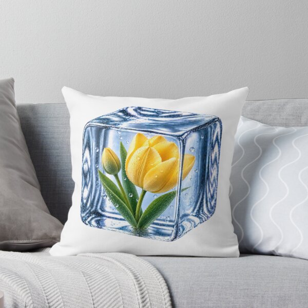 Item preview, Yellow Tulip Encased in Ice designed and sold by MichalHau.