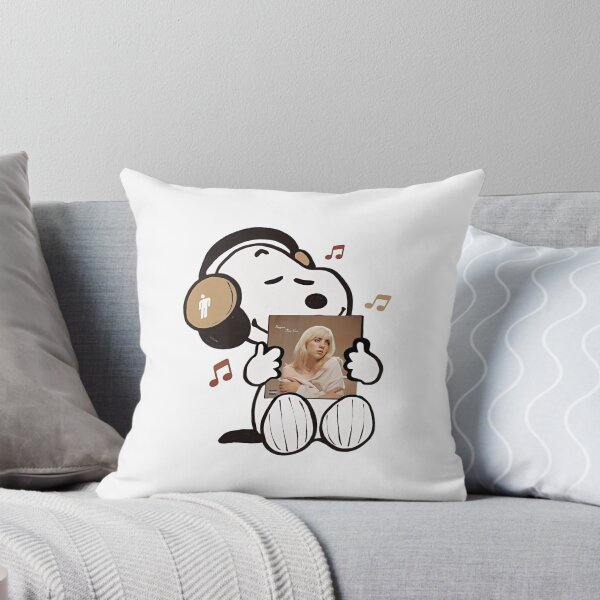 Item preview, Snoopy Listening To Billie Eilish Happier Than Ever Album designed and sold by Worldofrat.