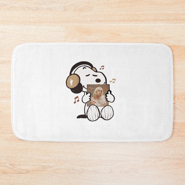 Item preview, Snoopy Listening To Billie Eilish Happier Than Ever Album designed and sold by Worldofrat.