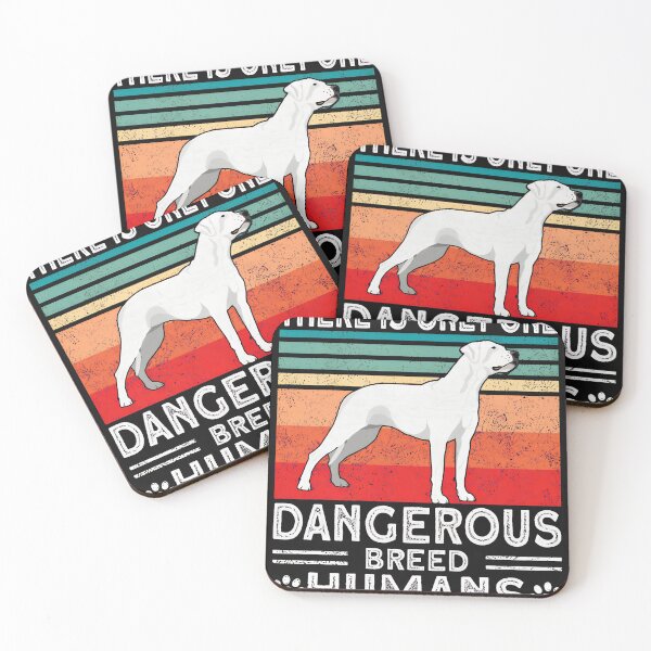 Item preview, Dangerous Breed Humans Dog Lover Retro Sunset designed and sold by YarningsandYear.