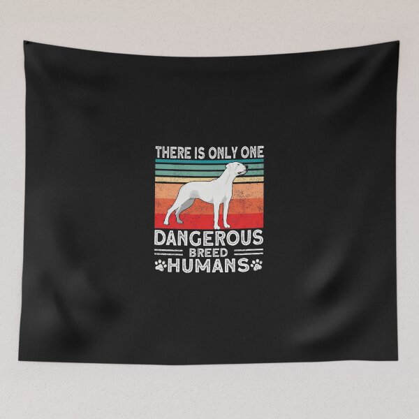 Item preview, Dangerous Breed Humans Dog Lover Retro Sunset designed and sold by YarningsandYear.