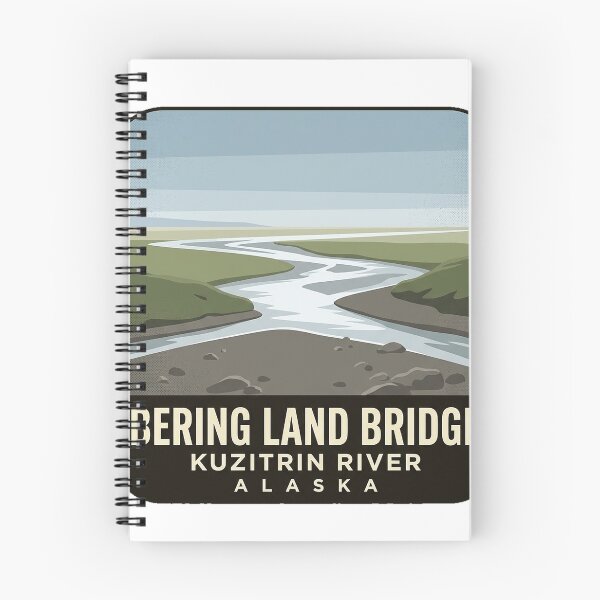 Item preview, Kuzitrin River Bering Land Bridge Alaska Sticker designed and sold by DetourDgn.