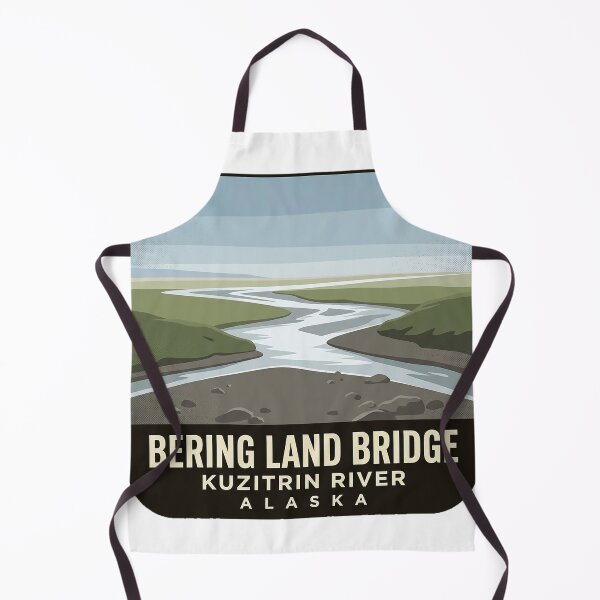 Item preview, Kuzitrin River Bering Land Bridge Alaska Sticker designed and sold by DetourDgn.