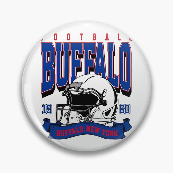 Item preview, Vintage Football Helmet Buffalo NY Retro  designed and sold by TrinidyChan.