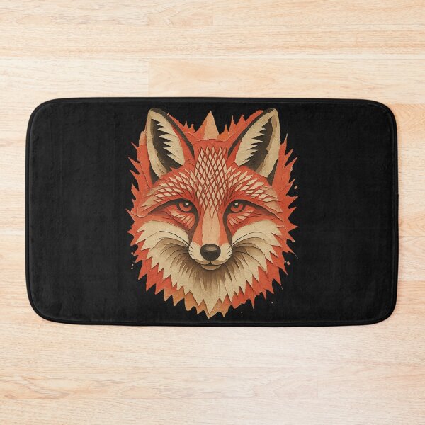 Item preview, Vibrant Geometric Fox – Colorful Cartoon Dog Animal Art designed and sold by Genius Geek.
