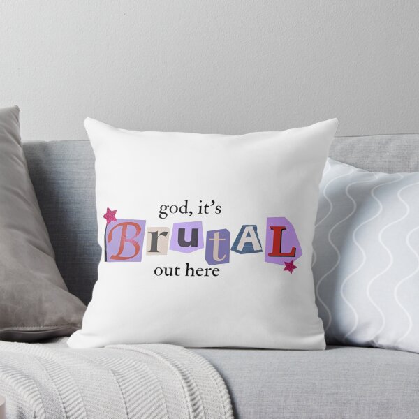 Item preview, God It's Brutal Out Here Olivia Rodrigo Sour Lyrics designed and sold by Worldofrat.