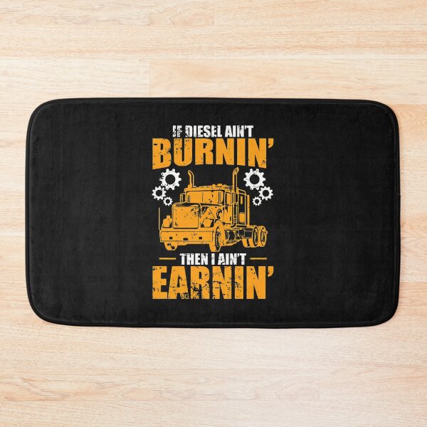 Item preview, Diesel Burnin' Earnin' Trucker Graphic designed and sold by YarningsandYear.