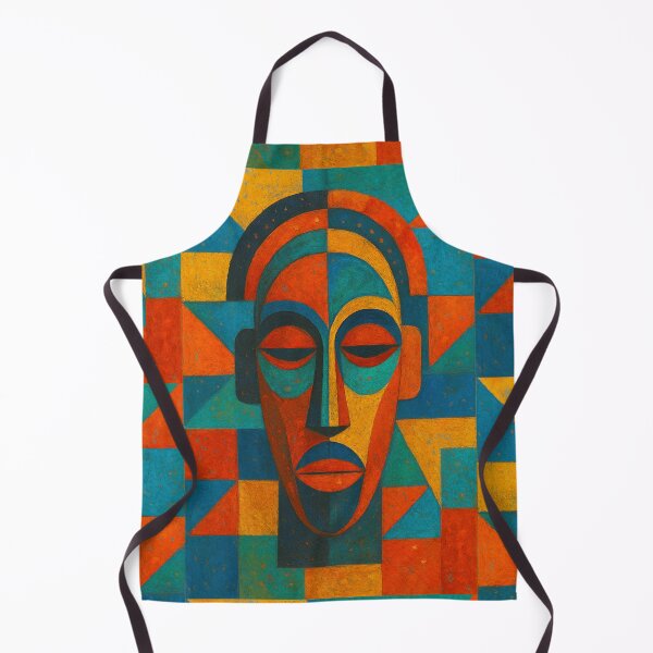 Item preview, African Mask Painting – Tribal African Art designed and sold by GalleryKauffeld.
