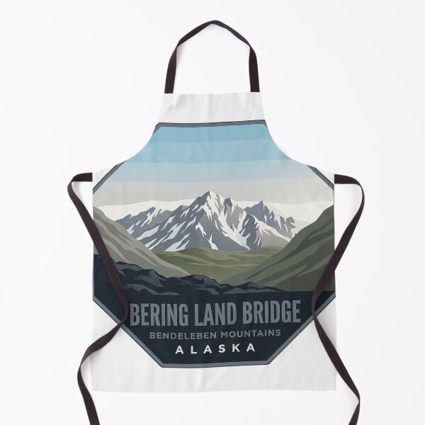 Item preview, Bendeleben Mountains Bering Land Bridge Alaska Sticker designed and sold by DetourDgn.