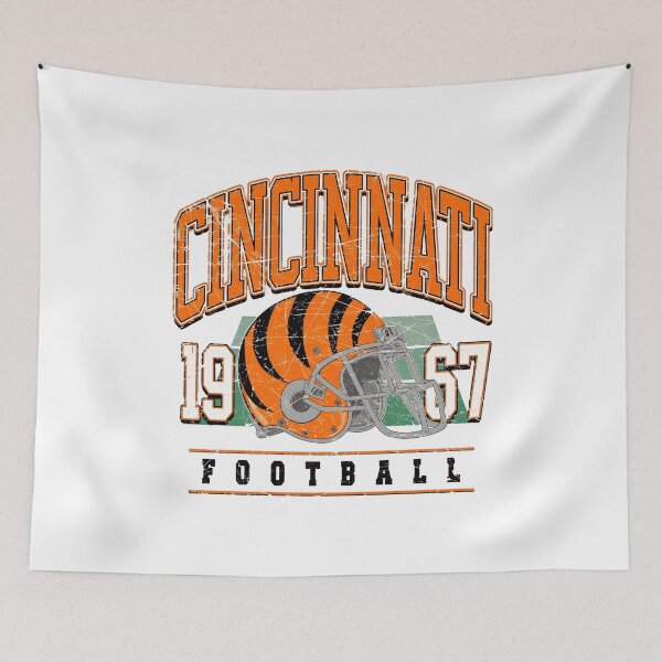 Item preview, Retro Cincinnati Football Helmet 1967 Design designed and sold by BartholRhyat.